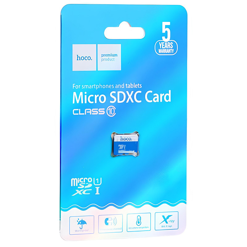 Фото Карта пам'яті Hoco microSDHC Class 10 - 32GB (без адаптера) (Blue) на vchehle.ua
