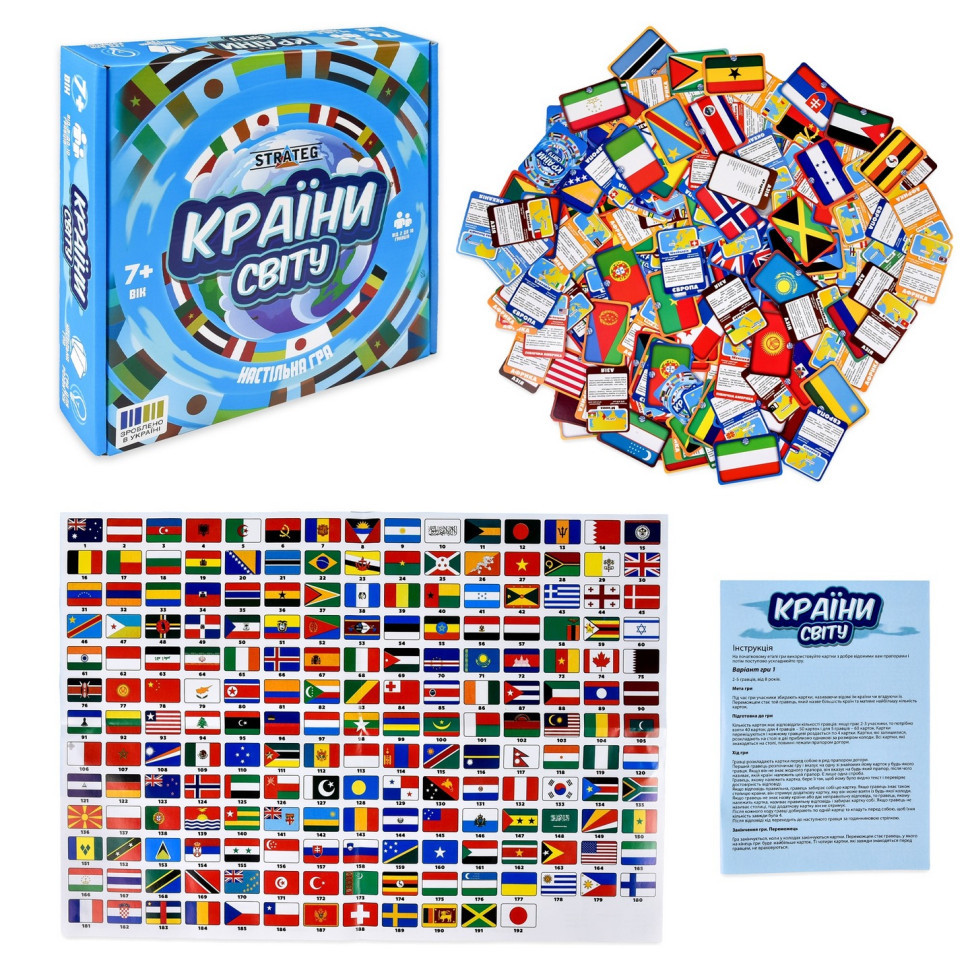 Фото Карточная игра "Страны мира" на vchehle.ua
