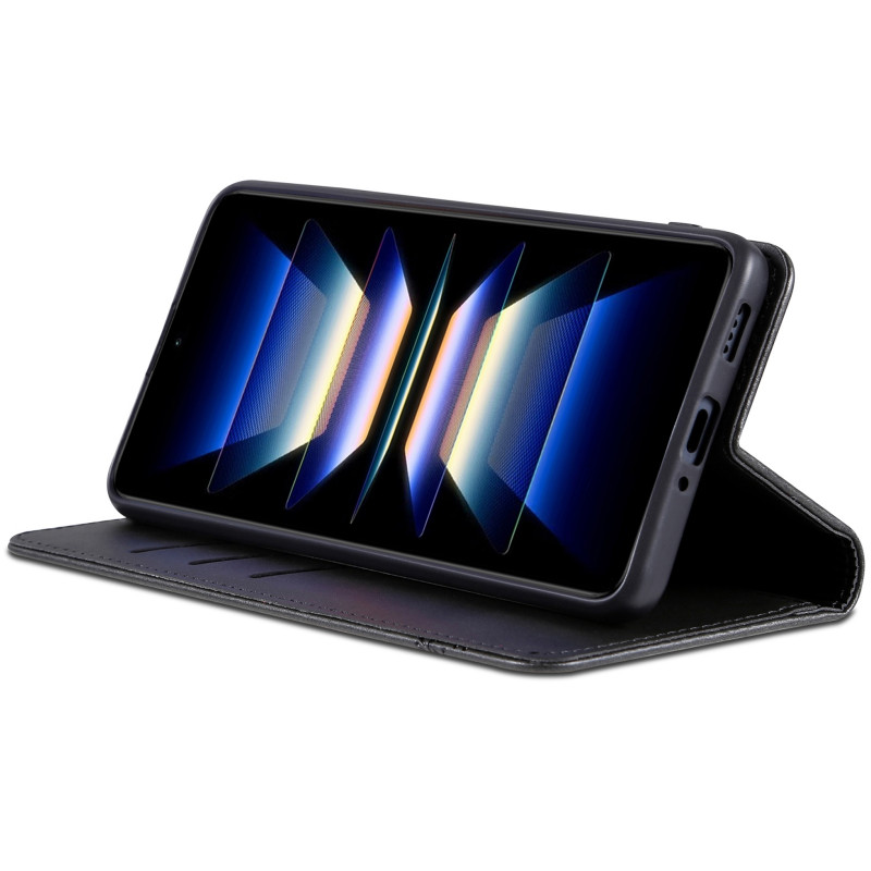 Шкіряний чохол-книжка AZNS Classic series на Samsung Galaxy A57 5G (Black) в магазині vchehle.ua