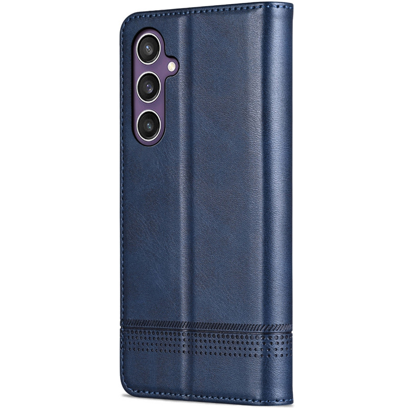 Фото Шкіряний чохол-книжка AZNS Classic series на Samsung Galaxy A57 5G (Dark Blue) на vchehle.ua