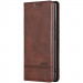 Шкіряний чохол-книжка AZNS Classic series на Samsung Galaxy A57 5G (Dark Brown)