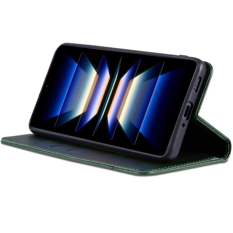 Шкіряний чохол-книжка AZNS Classic series на Samsung Galaxy A57 5G (Dark Green) в магазині vchehle.ua