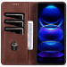 Фото Кожаный чехол-книжка AZNS Classic series для Xiaomi Redmi 15C (EU) / Poco C85 (EU) (Dark Brown) в магазине vchehle.ua