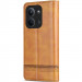Фото Кожаный чехол-книжка AZNS Classic series для Xiaomi Redmi 15C (EU) / Poco C85 (EU) (Light Brown) на vchehle.ua