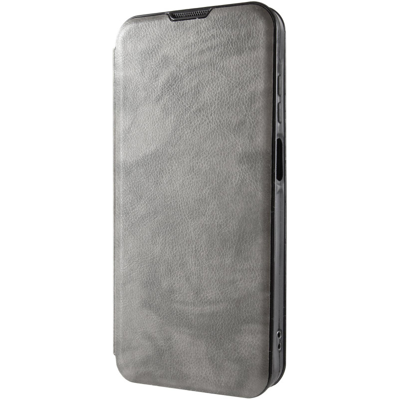 Кожаный чехол-книжка Belora для Xiaomi Poco X8 Pro (Gray)