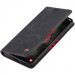 Шкіряний чохол-книжка CaseMe Velvet Nubuck на Samsung Galaxy A17 4G/5G (Black) в магазині vchehle.ua