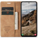 Фото Шкіряний чохол-книжка CaseMe Velvet Nubuck на Samsung Galaxy A57 5G (Brown) в маназині vchehle.ua