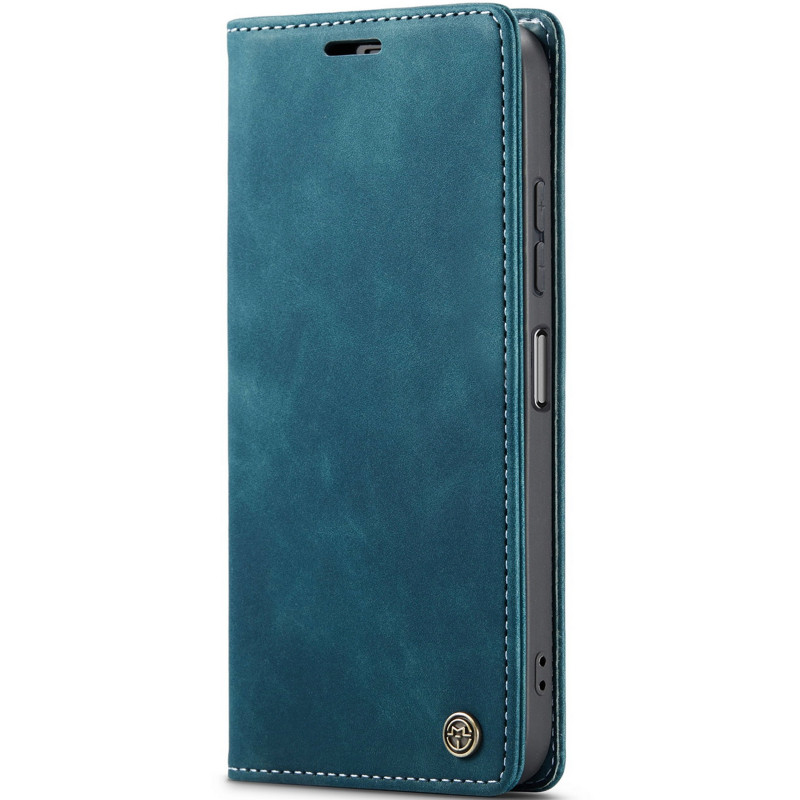 Шкіряний чохол-книжка CaseMe Velvet Nubuck на Samsung Galaxy A57 5G (Green)