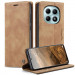 Фото Шкіряний чохол-книжка CaseMe Velvet Nubuck на Xiaomi Redmi Note 15 4G/5G (EU) (Brown) на vchehle.ua