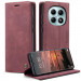 Фото Шкіряний чохол-книжка CaseMe Velvet Nubuck на Xiaomi Redmi Note 15 4G/5G (EU) (Red) на vchehle.ua