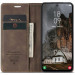 Фото Шкіряний чохол-книжка CaseMe Velvet Nubuck на Xiaomi Redmi Note 15 Pro 4G (Coffee) в маназині vchehle.ua