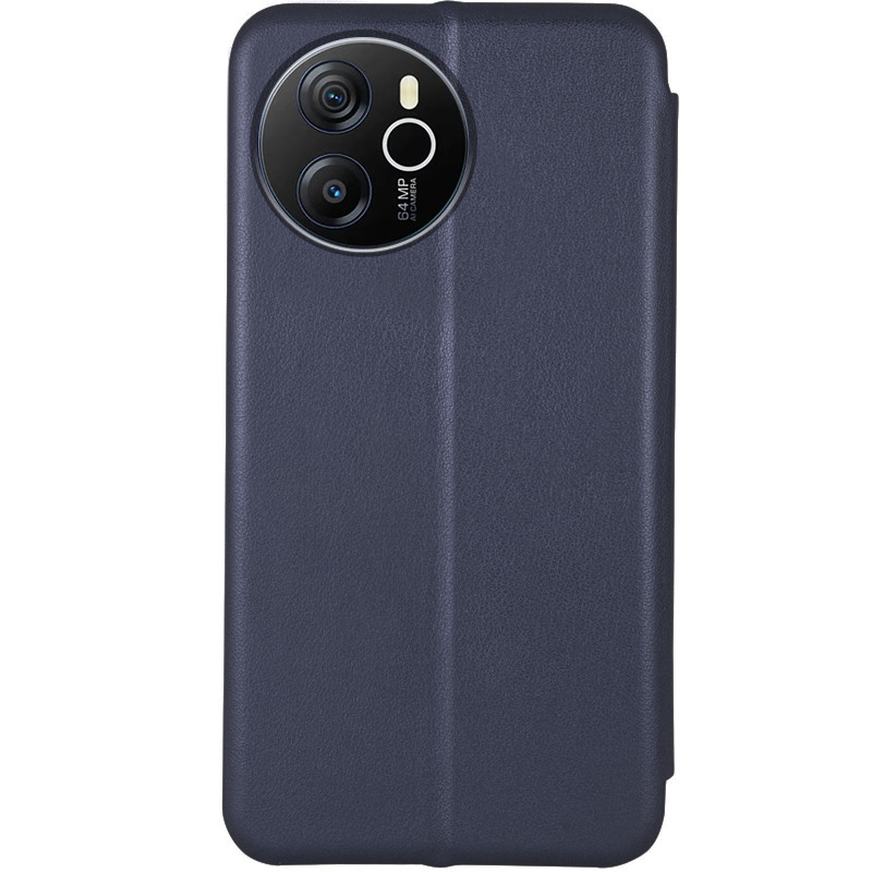 Фото Кожаный чехол-книжка Classy для Blackview Shark 8 (Темно-синий) на vchehle.ua