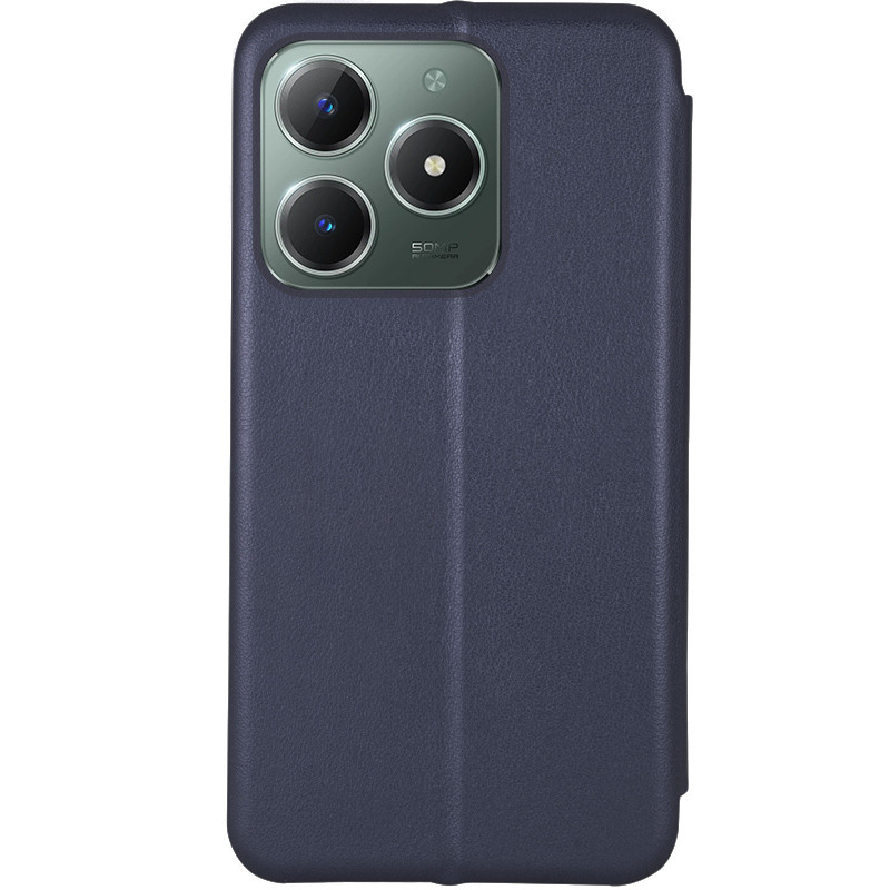 Фото Кожаный чехол-книжка Classy для Realme C61 4G (Темно-синий) в магазине vchehle.ua
