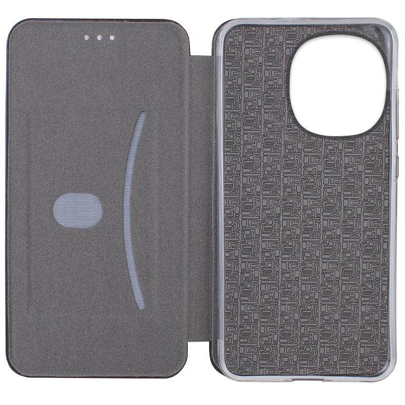 Фото Кожаный чехол-книжка Classy для TECNO Spark Go 1 (KL4) / Spark Go 2025 (Черный) на vchehle.ua