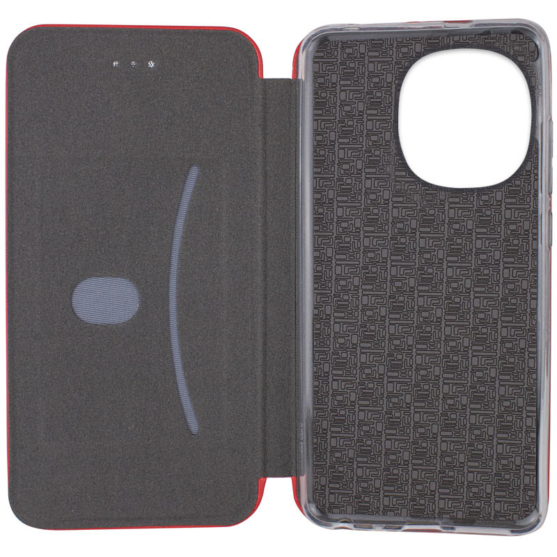 Фото Кожаный чехол-книжка Classy для TECNO Spark Go 1 (KL4) / Spark Go 2025 (Красный) в магазине vchehle.ua