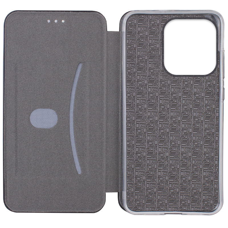 Фото Кожаный чехол-книжка Classy для Xiaomi Redmi Note 14 4G (Europe version) (Темно-синий) в магазине vchehle.ua