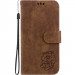 Кожаный чехол-книжка Cute Tiger для Samsung Galaxy A16 4G/5G (Brown)