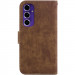Фото Кожаный чехол-книжка Cute Tiger для Samsung Galaxy A16 4G/5G (Brown) на vchehle.ua