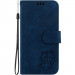 Кожаный чехол-книжка Cute Tiger для Samsung Galaxy A16 4G/5G (Dark Blue)