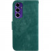 Фото Кожаный чехол-книжка Cute Tiger для Samsung Galaxy A16 4G/5G (Green) на vchehle.ua