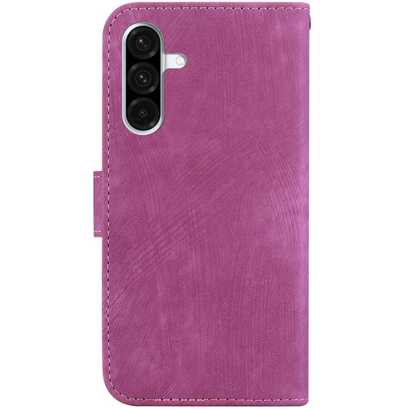 Фото Шкіряний чохол-книжка Cute Tiger на Samsung Galaxy A57 5G (Rose Red) на vchehle.ua