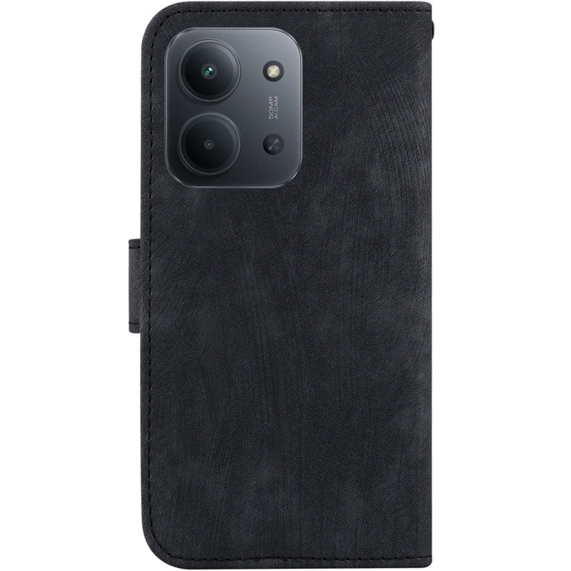 Фото Кожаный чехол-книжка Cute Tiger для Xiaomi Redmi 15C (EU) / Poco C85 (EU) (Black) на vchehle.ua