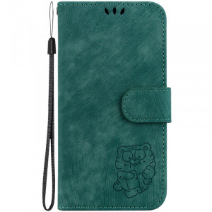 Кожаный чехол-книжка Cute Tiger для Xiaomi Redmi 15C (EU)