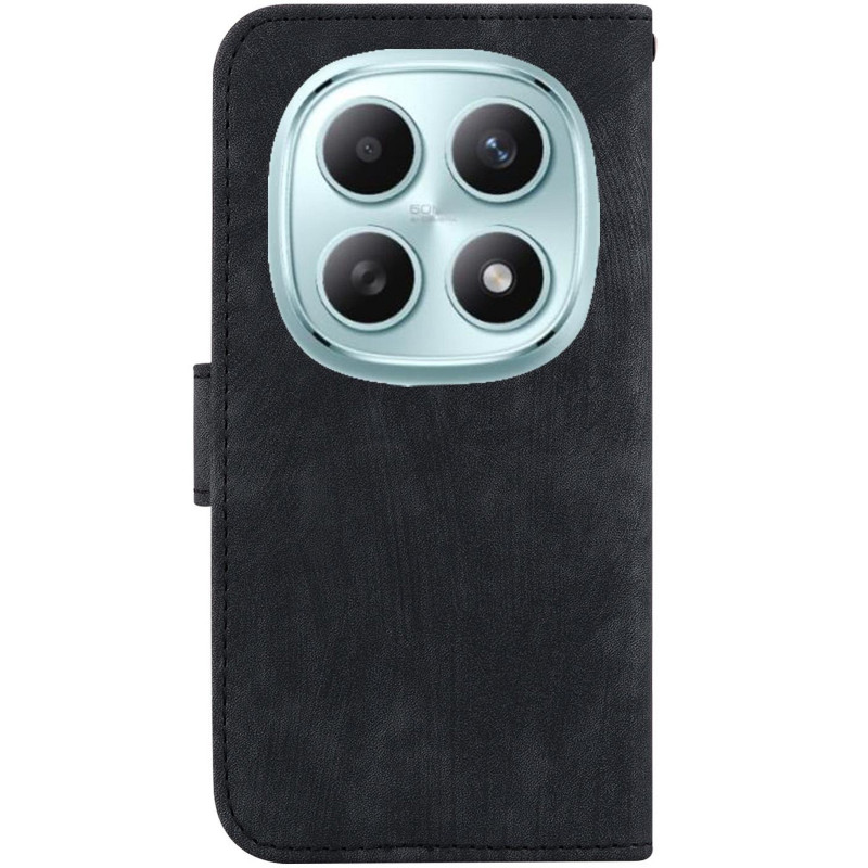 Фото Шкіряний чохол-книжка Cute Tiger на Xiaomi Redmi Note 15 4G/5G (EU) / Poco M8 (Black) на vchehle.ua