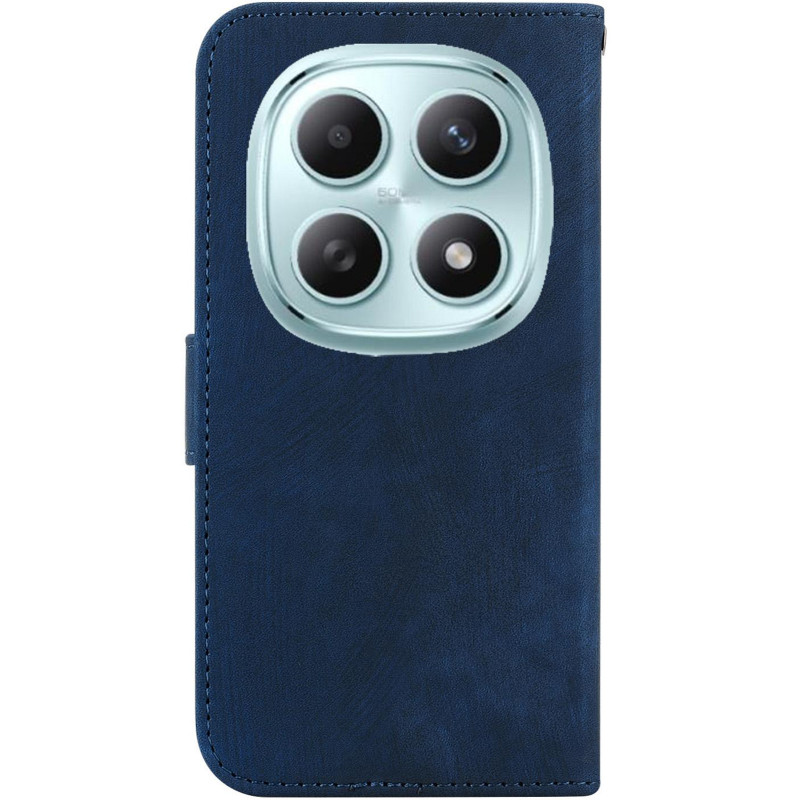 Фото Шкіряний чохол-книжка Cute Tiger на Xiaomi Redmi Note 15 4G/5G (EU) / Poco M8 (Dark Blue) на vchehle.ua