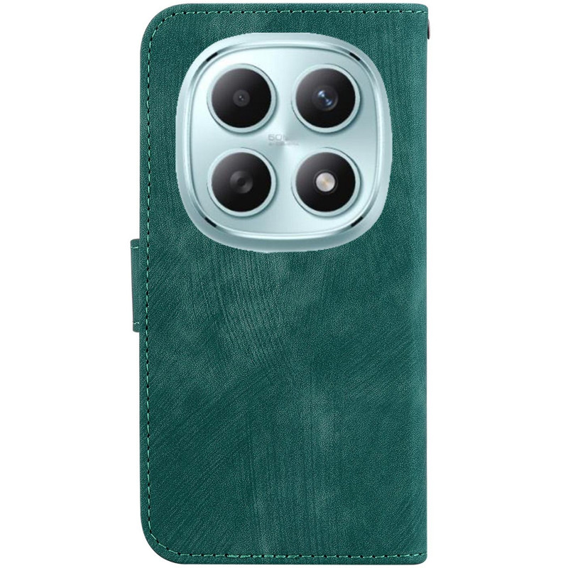 Фото Шкіряний чохол-книжка Cute Tiger на Xiaomi Redmi Note 15 4G/5G (EU) / Poco M8 (Green) на vchehle.ua
