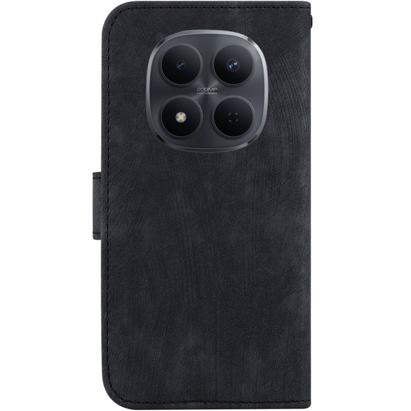 Фото Шкіряний чохол-книжка Cute Tiger на Xiaomi Redmi Note 15 Pro 5G (Black) на vchehle.ua