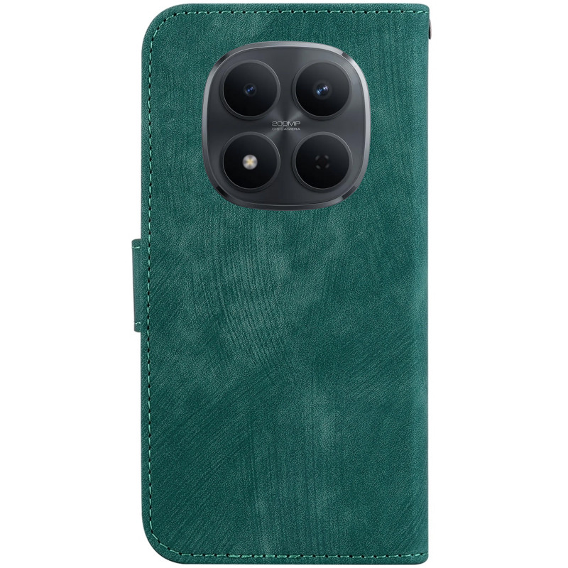 Фото Шкіряний чохол-книжка Cute Tiger на Xiaomi Redmi Note 15 Pro 5G (Green) на vchehle.ua