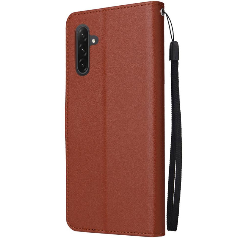 Фото Кожаный чехол-книжка Essential Case для Samsung Galaxy A36 5G / A37 5G / A56 5G (Brown) на vchehle.ua