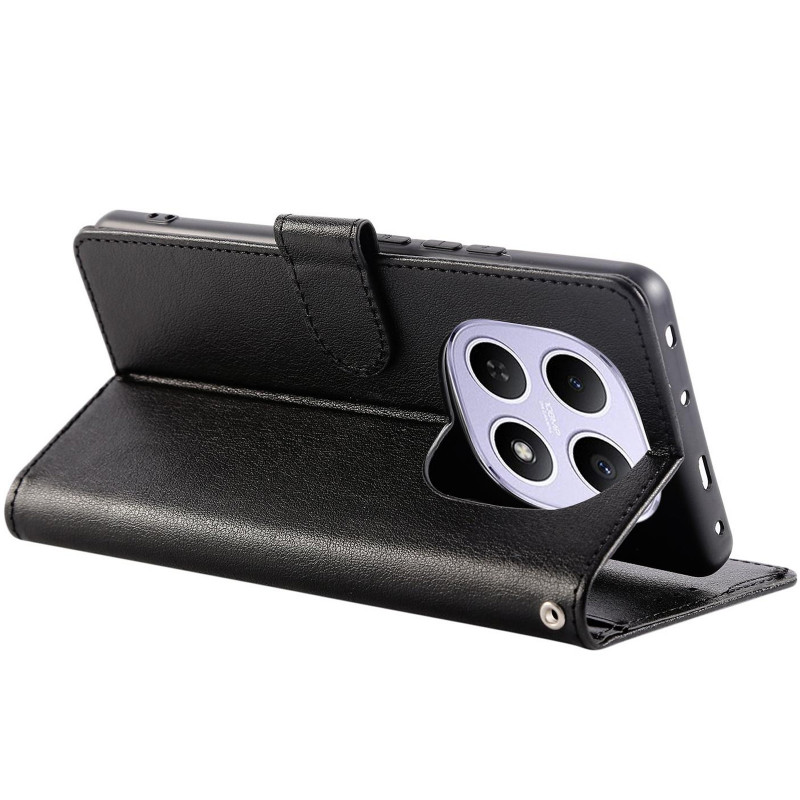 Кожаный чехол-книжка Essential Case для Xiaomi Redmi Note 15 4G/5G (EU) (Black) в магазине vchehle.ua