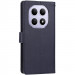 Фото Кожаный чехол-книжка Essential Case для Xiaomi Redmi Note 15 4G/5G (EU) (Navy Blue) на vchehle.ua