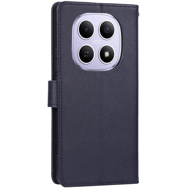 Фото Кожаный чехол-книжка Essential Case для Xiaomi Redmi 15 (EU) (Navy Blue) на vchehle.ua