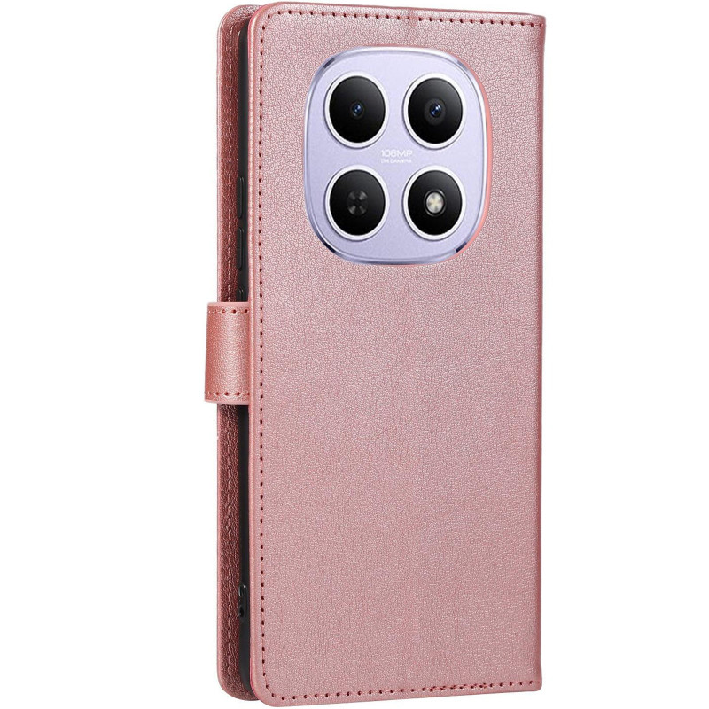 Фото Кожаный чехол-книжка Essential Case для Xiaomi Redmi 15 (EU) (Rose Gold) на vchehle.ua