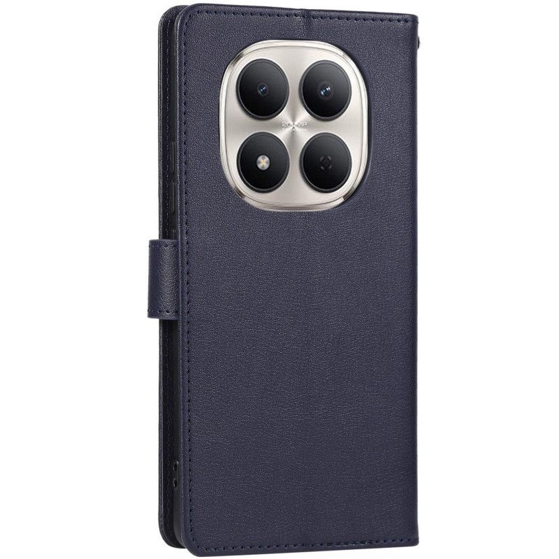 Фото Кожаный чехол-книжка Essential Case для Xiaomi Redmi Note 15 Pro 4G (Navy Blue) на vchehle.ua