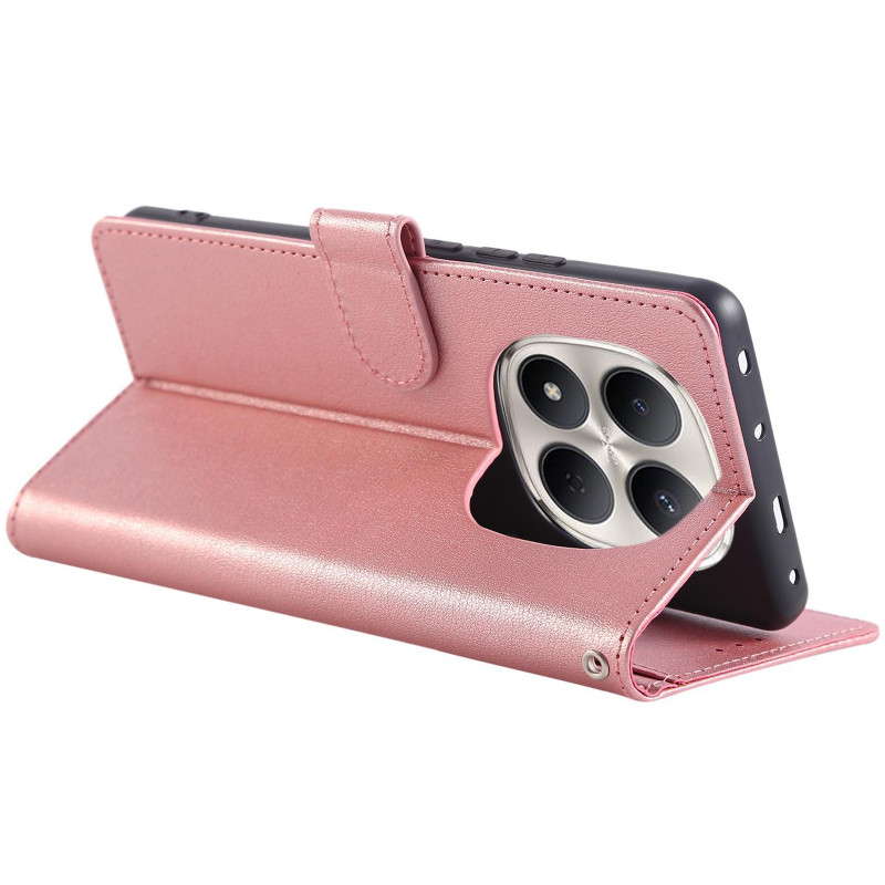 Кожаный чехол-книжка Essential Case для Xiaomi Redmi Note 15 Pro 4G (Rose Gold) в магазине vchehle.ua