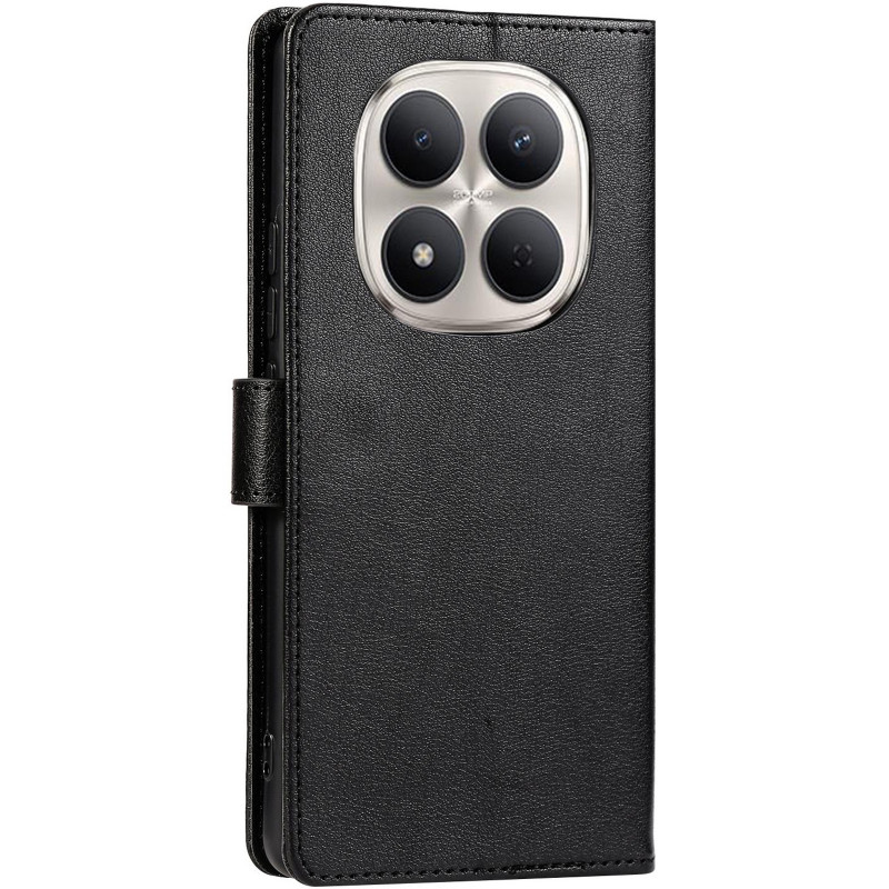 Фото Кожаный чехол-книжка Essential Case для Xiaomi Redmi Note 15 Pro 5G (Black) на vchehle.ua