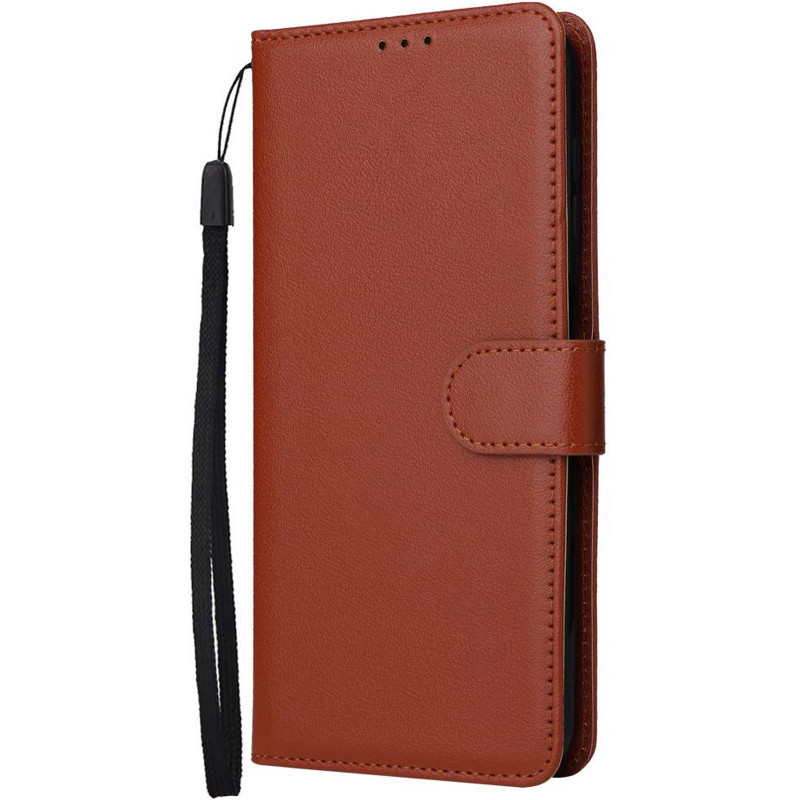 Кожаный чехол-книжка Essential Case для Xiaomi Redmi Note 15 Pro 5G (Brown)