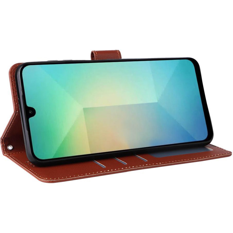 Купить Кожаный чехол-книжка Essential Case для Xiaomi Redmi Note 15 Pro 5G (Brown) на vchehle.ua