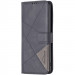 Кожаный чехол-книжка Geometric Pattern для Samsung Galaxy A36 5G / A37 5G / A56 5G (Black)