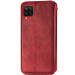 Фото Шкіряний чохол-книжка GETMAN Cubic (PU) на Samsung Galaxy A12 / M12 (Червоний) на vchehle.ua
