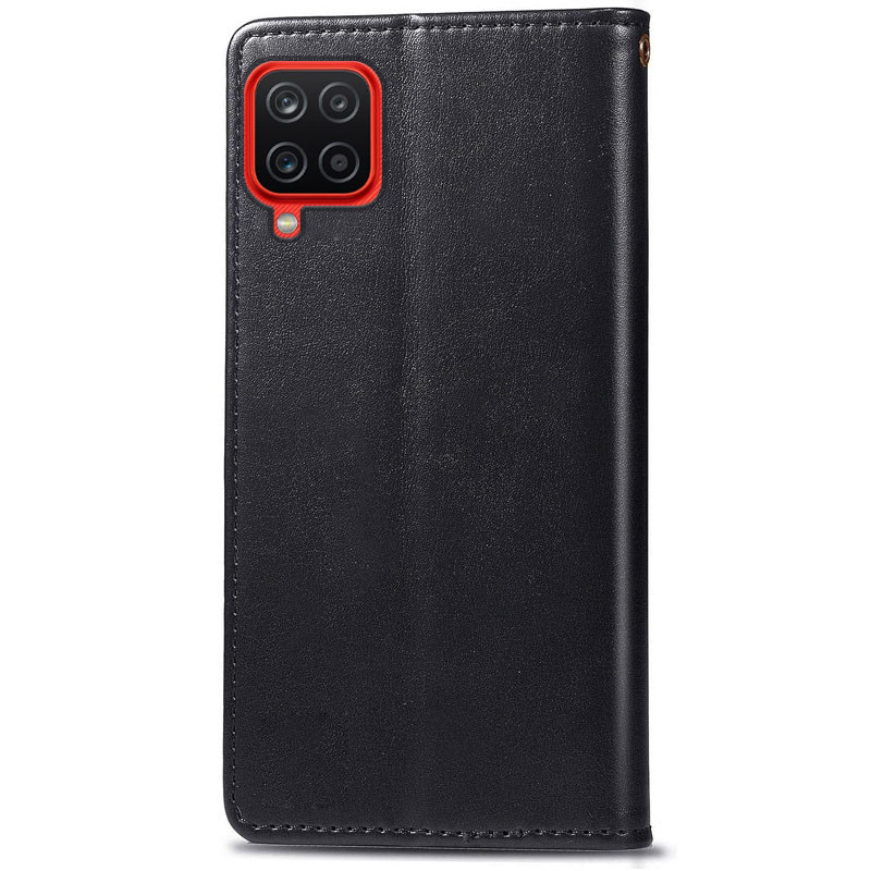 Фото Кожаный чехол-книжка GETMAN Gallant (PU) для Samsung Galaxy A12 / M12 (Черный) на vchehle.ua
