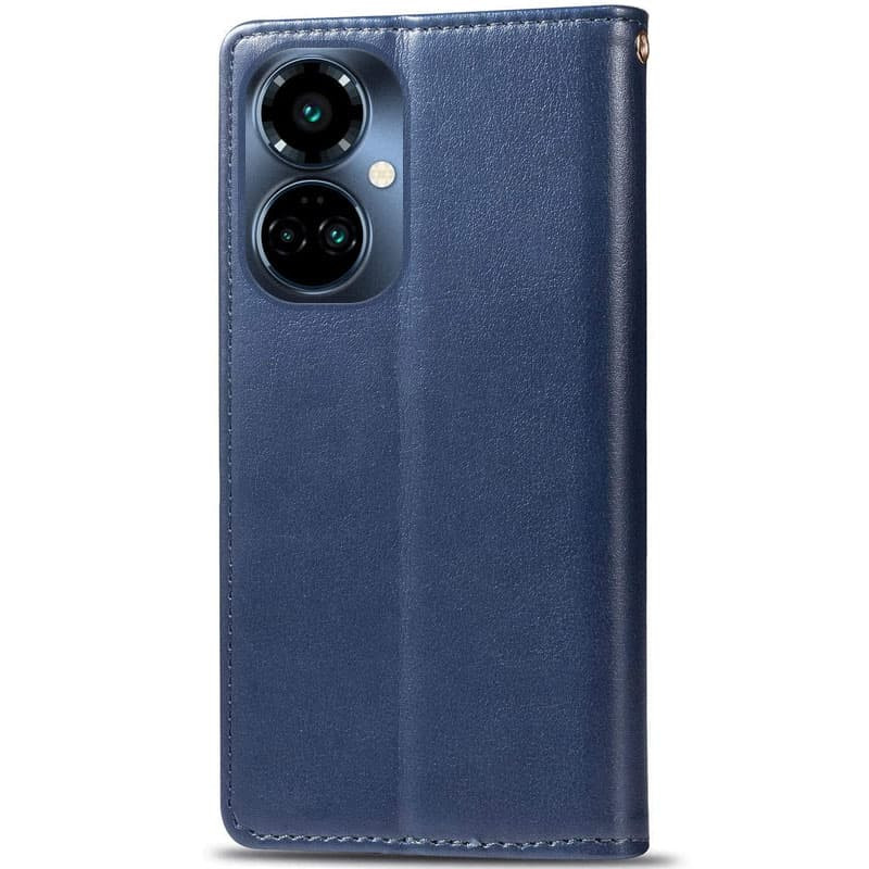 Фото Шкіряний чохол-книжка GETMAN Gallant (PU) для TECNO Camon 19 (Синій) на vchehle.ua