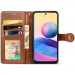 Кожаный чехол-книжка GETMAN Gallant (PU) для Xiaomi Redmi 15C (EU) (Коричневый) в магазине vchehle.ua