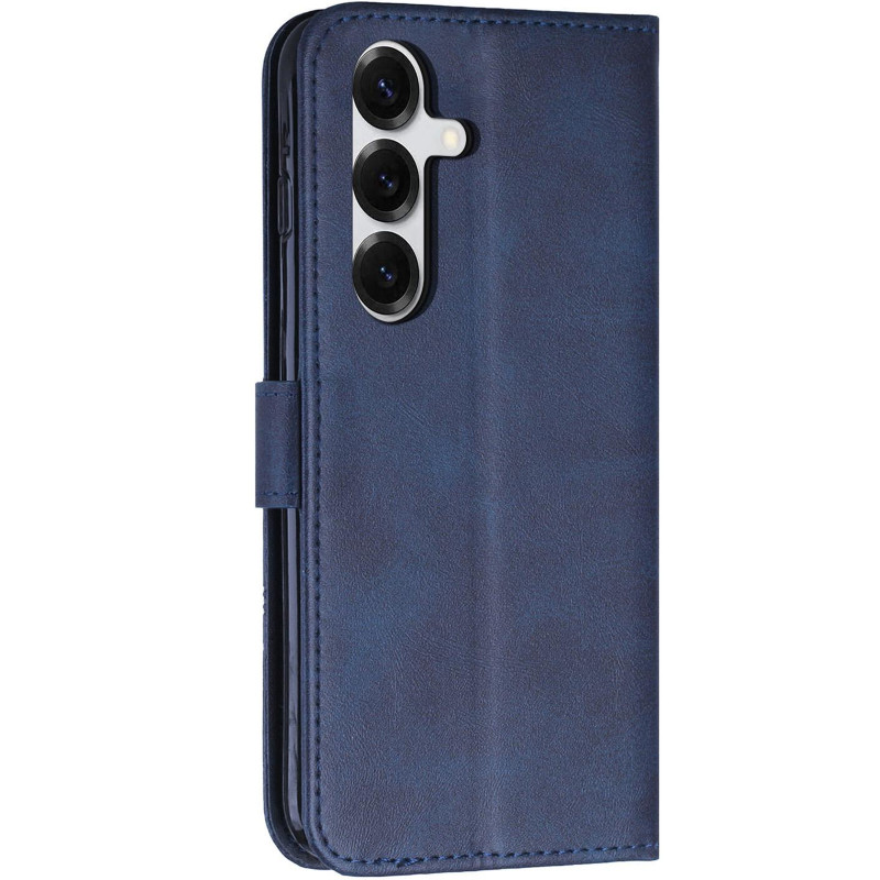 Фото Шкіряний чохол-книжка Jet Cover на Samsung Galaxy S26 (Blue) в маназині vchehle.ua