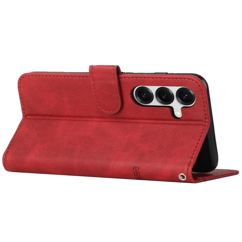 Шкіряний чохол-книжка Jet Cover на Samsung Galaxy S26 (Red) в магазині vchehle.ua