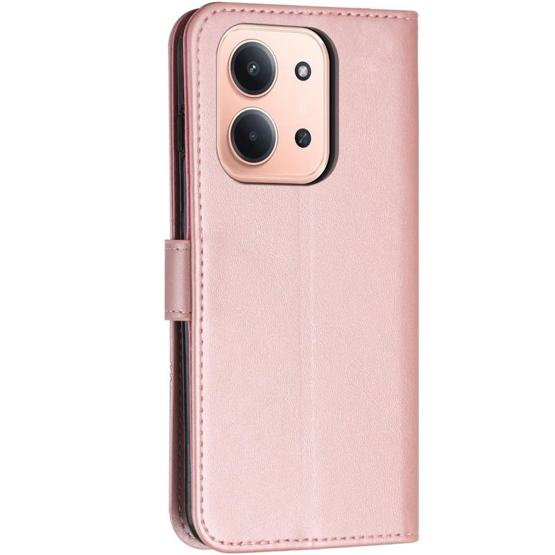 Фото Кожаный чехол-книжка Jet Cover для Xiaomi Redmi 15C (EU) (Rose Gold) в магазине vchehle.ua